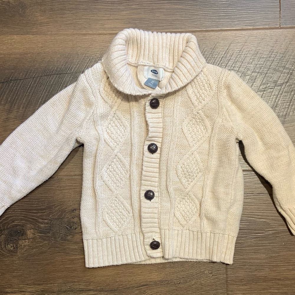 Old Navy Toddler 2T Button-up Knit Cardigan Sweater
